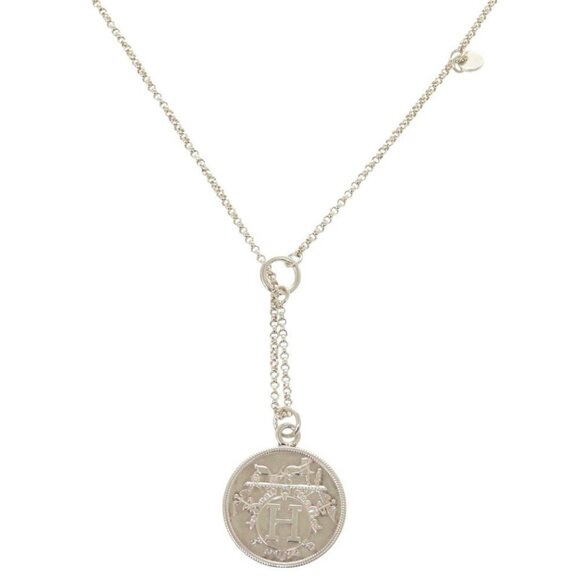 HERMES Silver Necklace - Picture 1 of 8